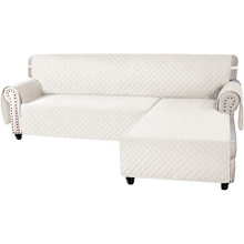 Housses de canapé sectionnel en forme de L Housse de canapé de chaise longue